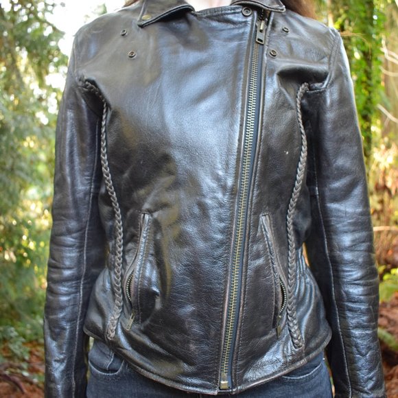Leather Xelement Motorcycle Jacket | Women's Small - Picture 3 of 8